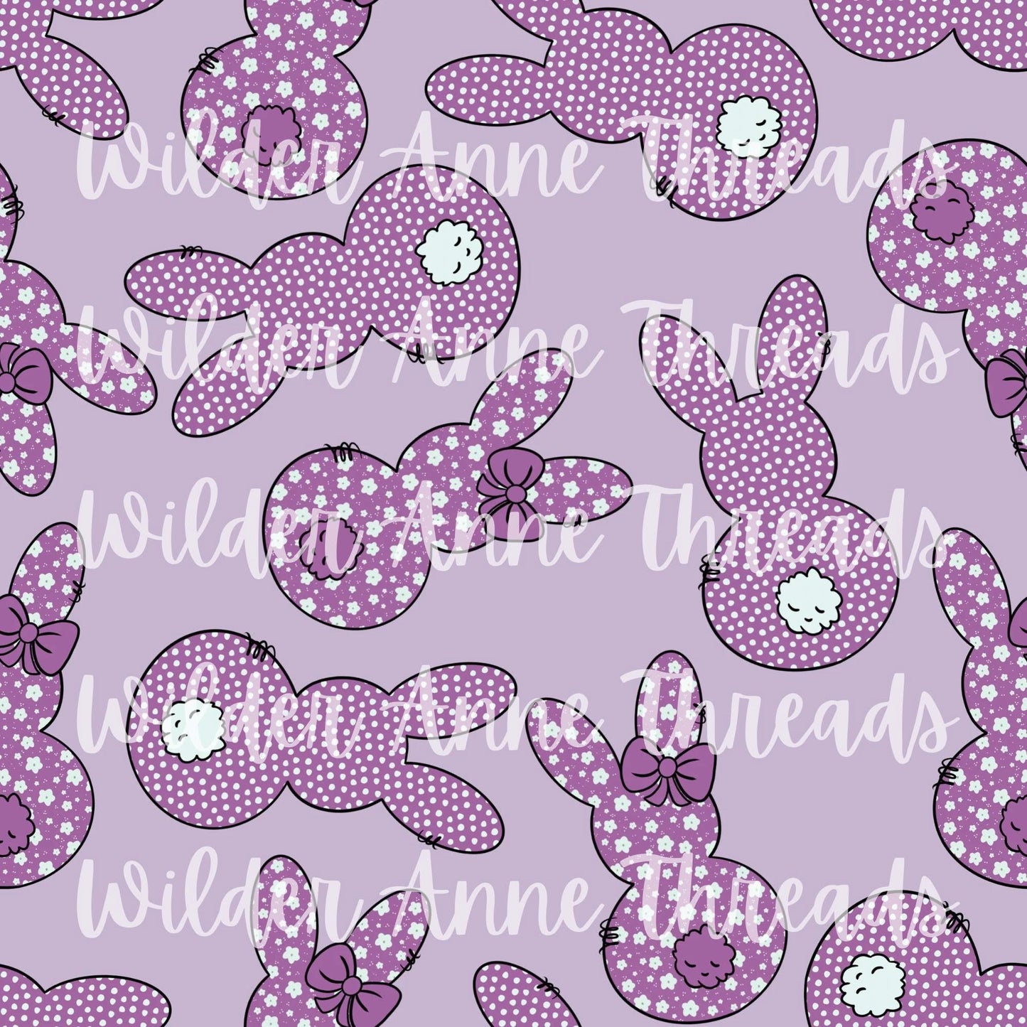 Bunny Dots (Purple)