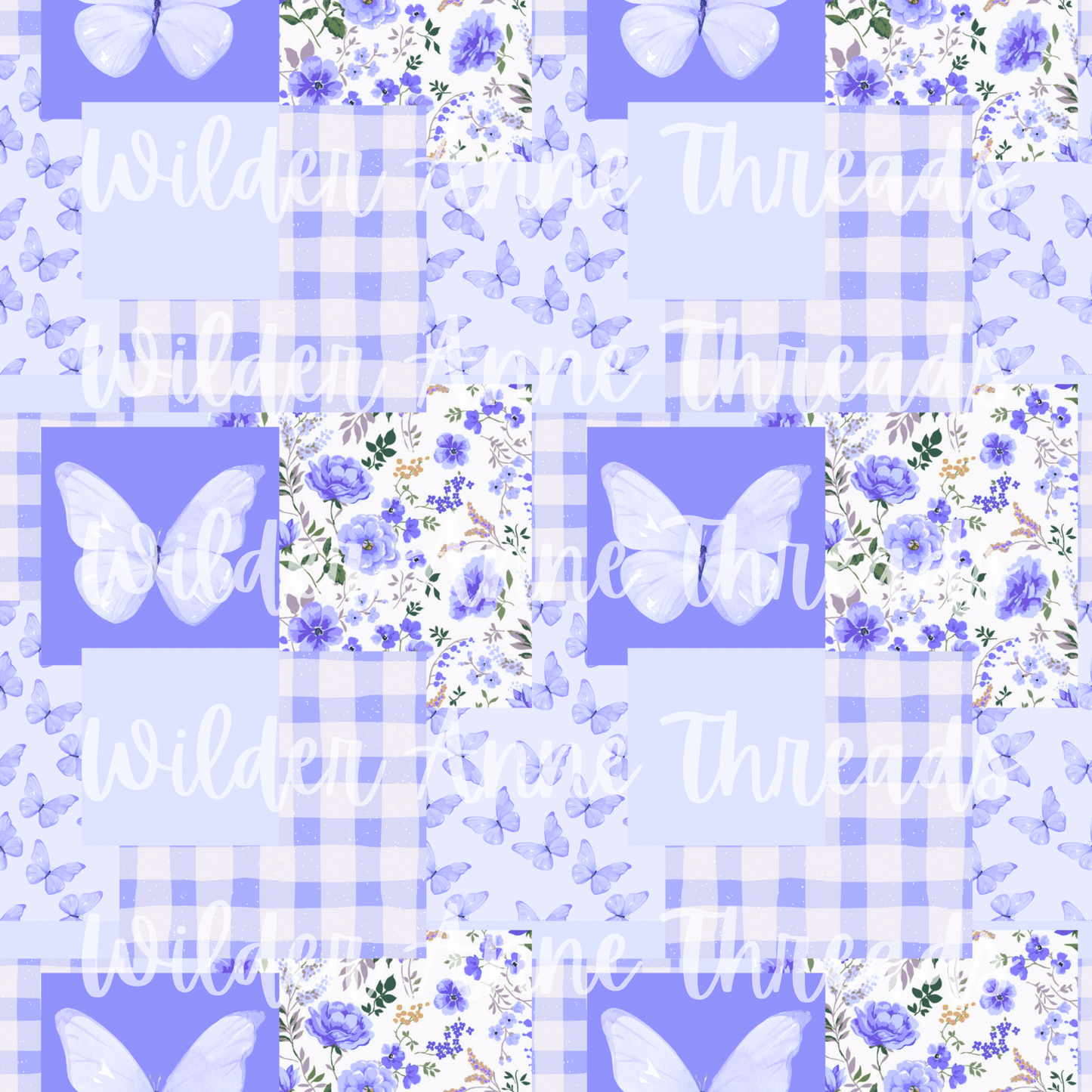 Purple Butterfly Patch