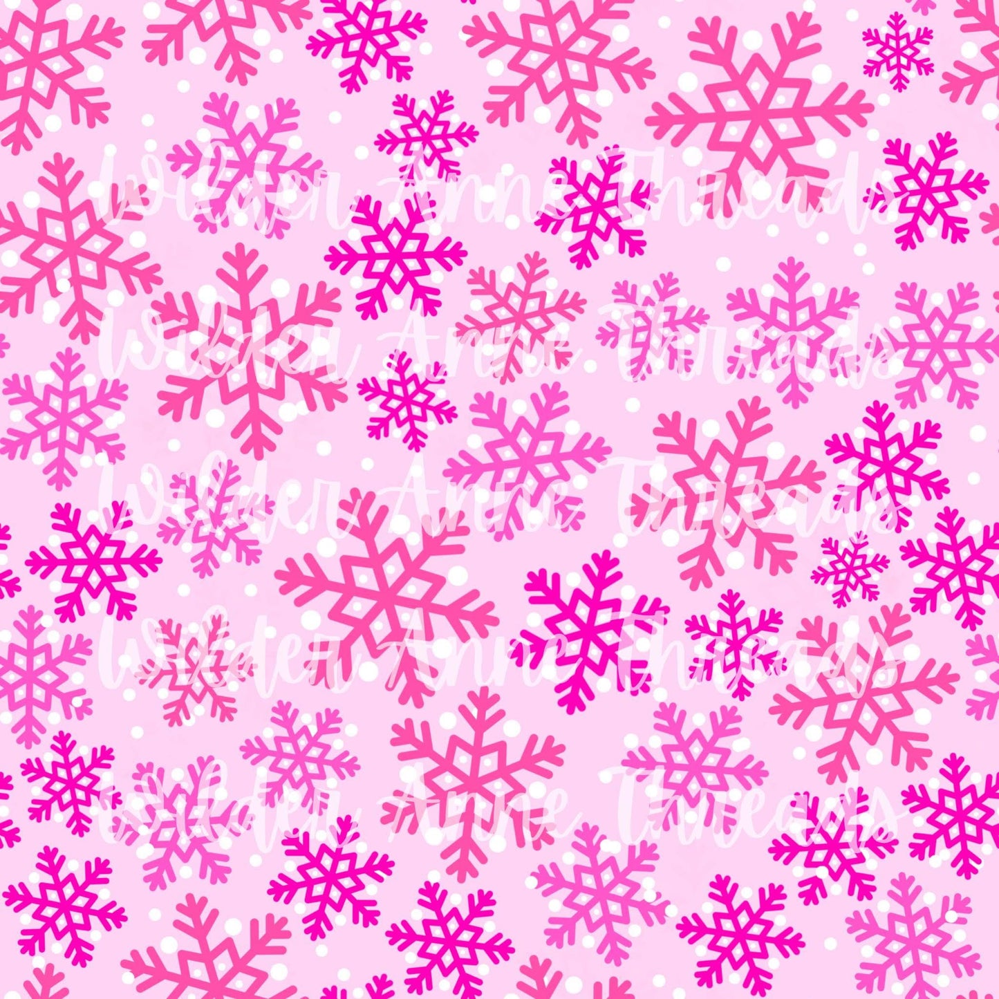 Pink Snowflakes