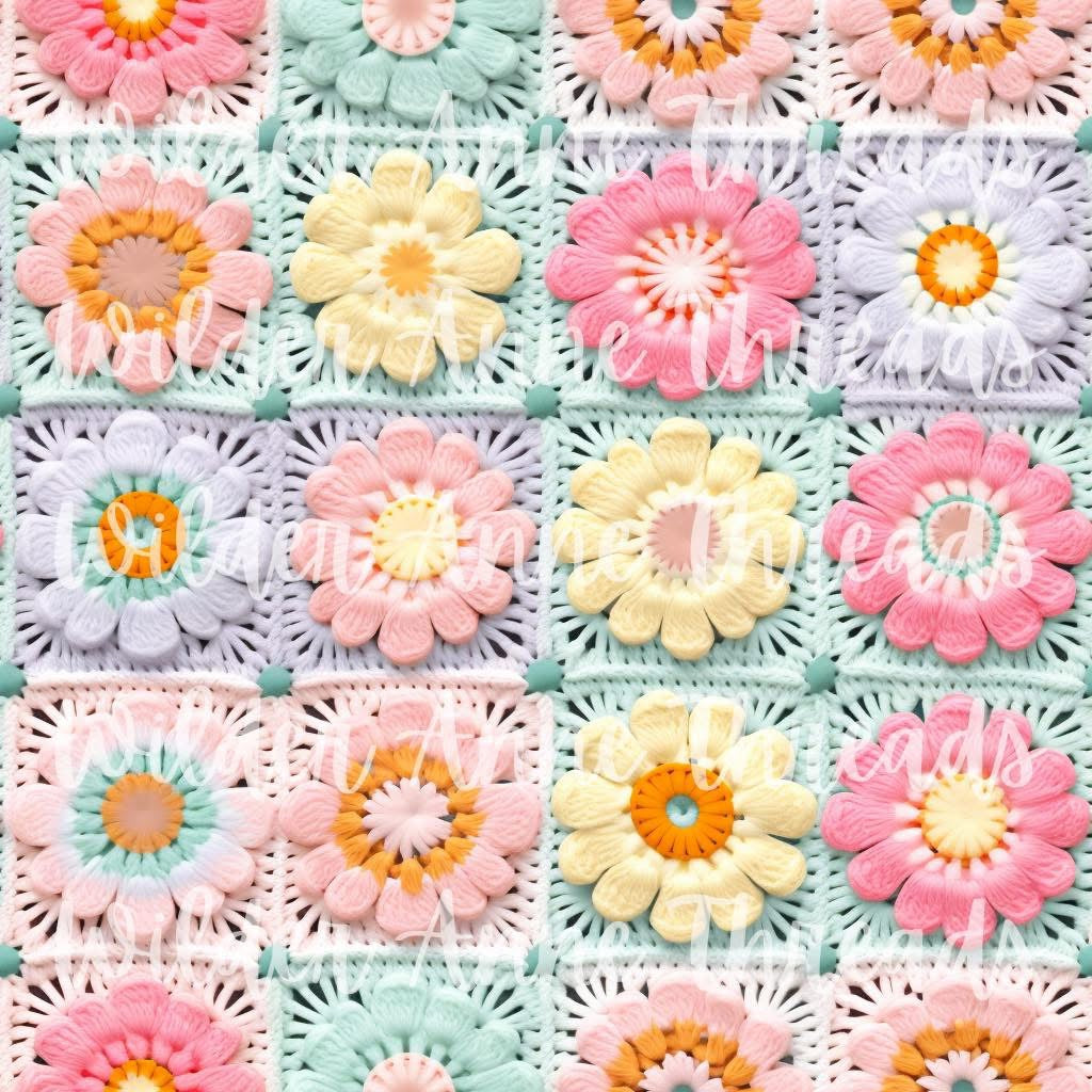 Pastel Floral Patchy