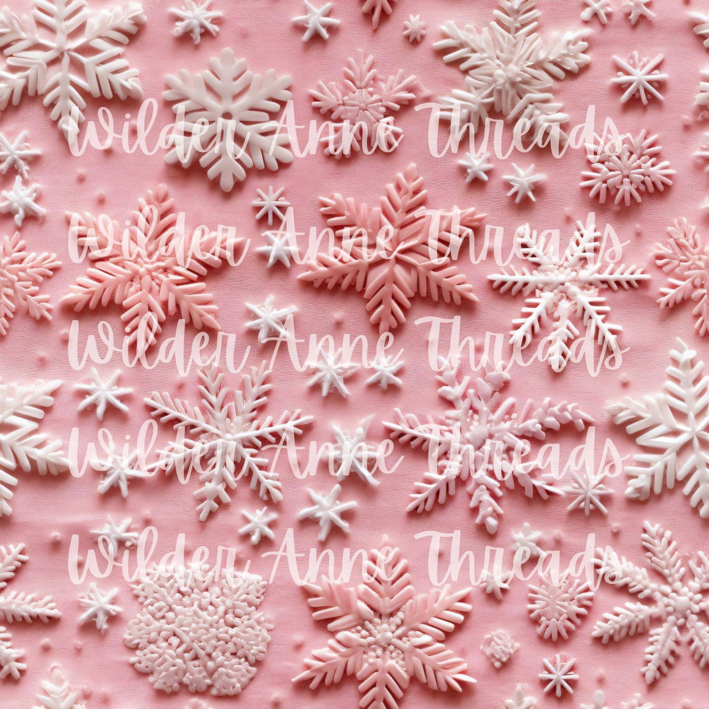 Mauve Snowflakes