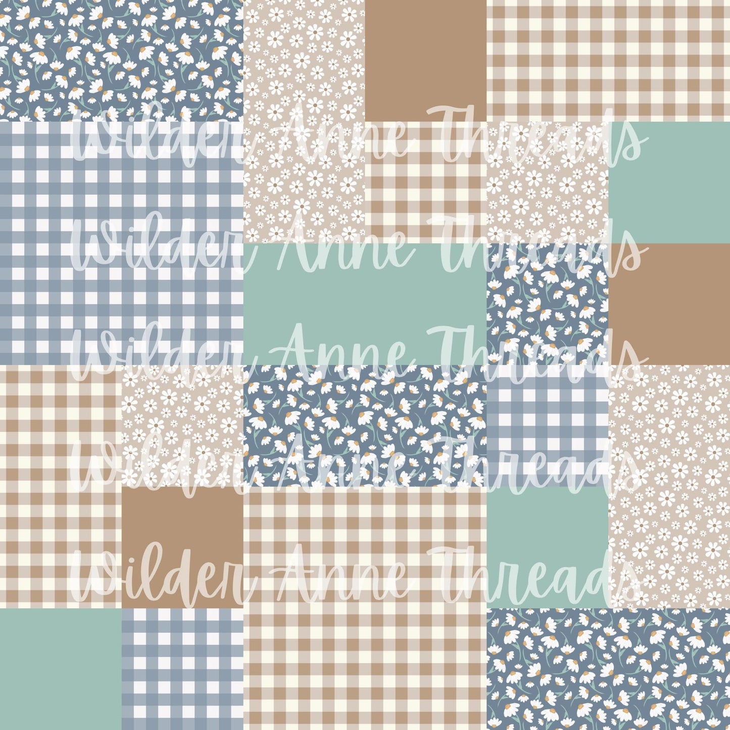 Boho Blue Patch