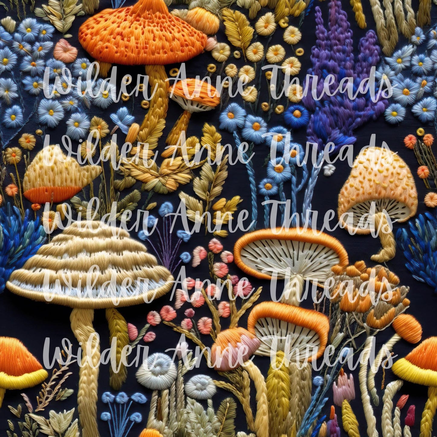 Royal Blue Mushroom