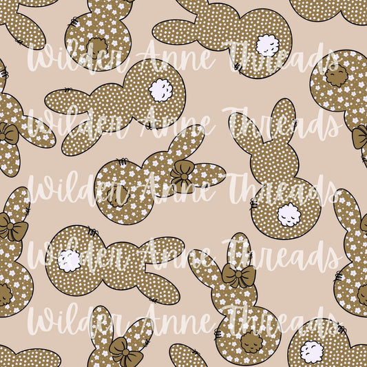 Bunny Dots (Brown)