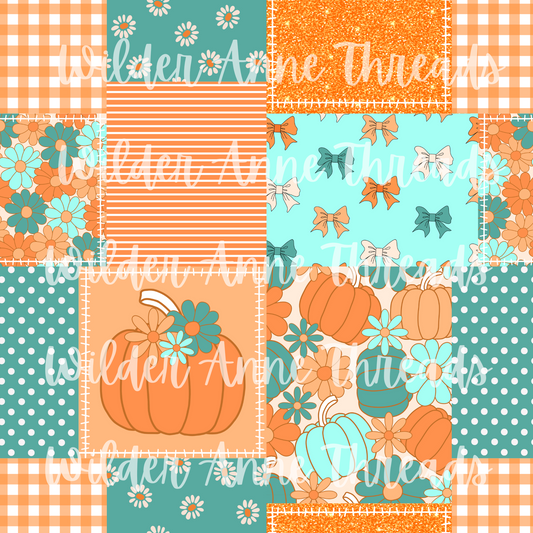 Teal Pumpkin Patchwork