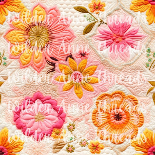 Vibrant Pink Quilted