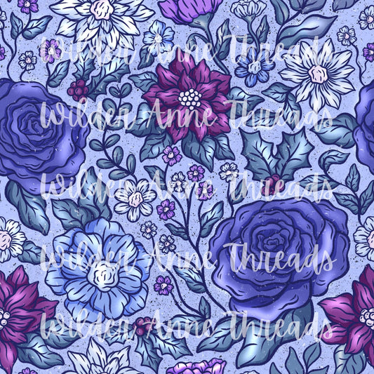 Blue Florals