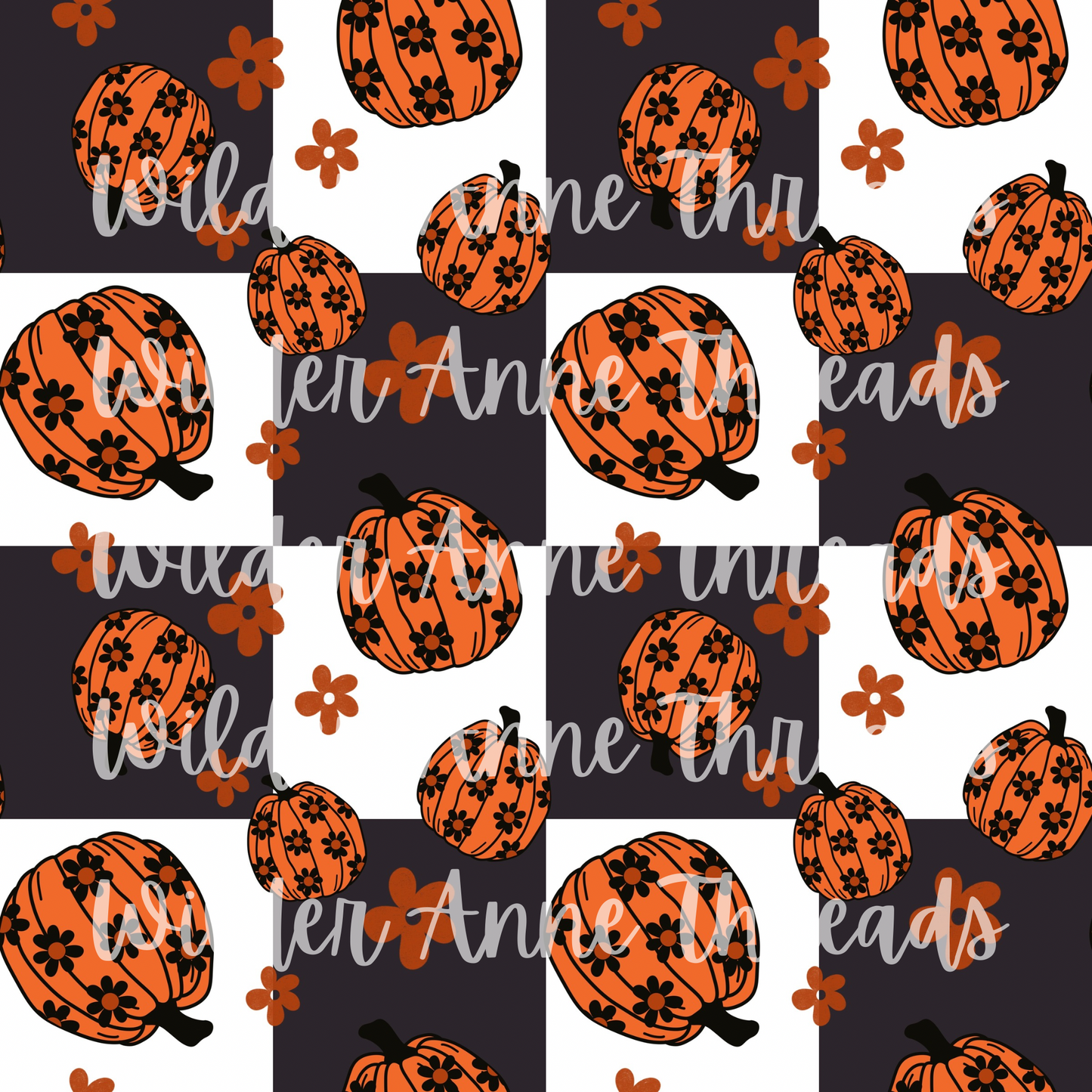 Pumpkin Checkered