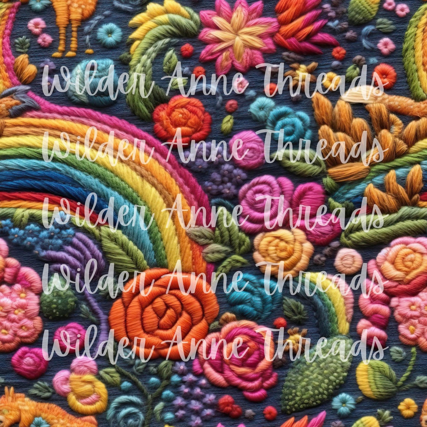 Bright Rainbow Crochet 2