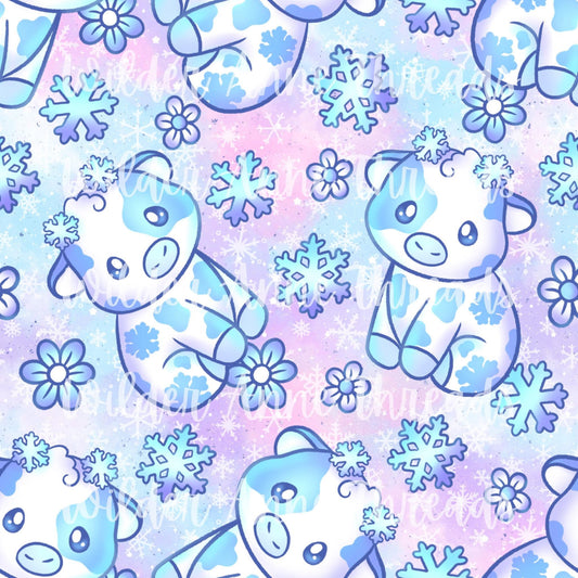 Cotton Candy Snow Cow