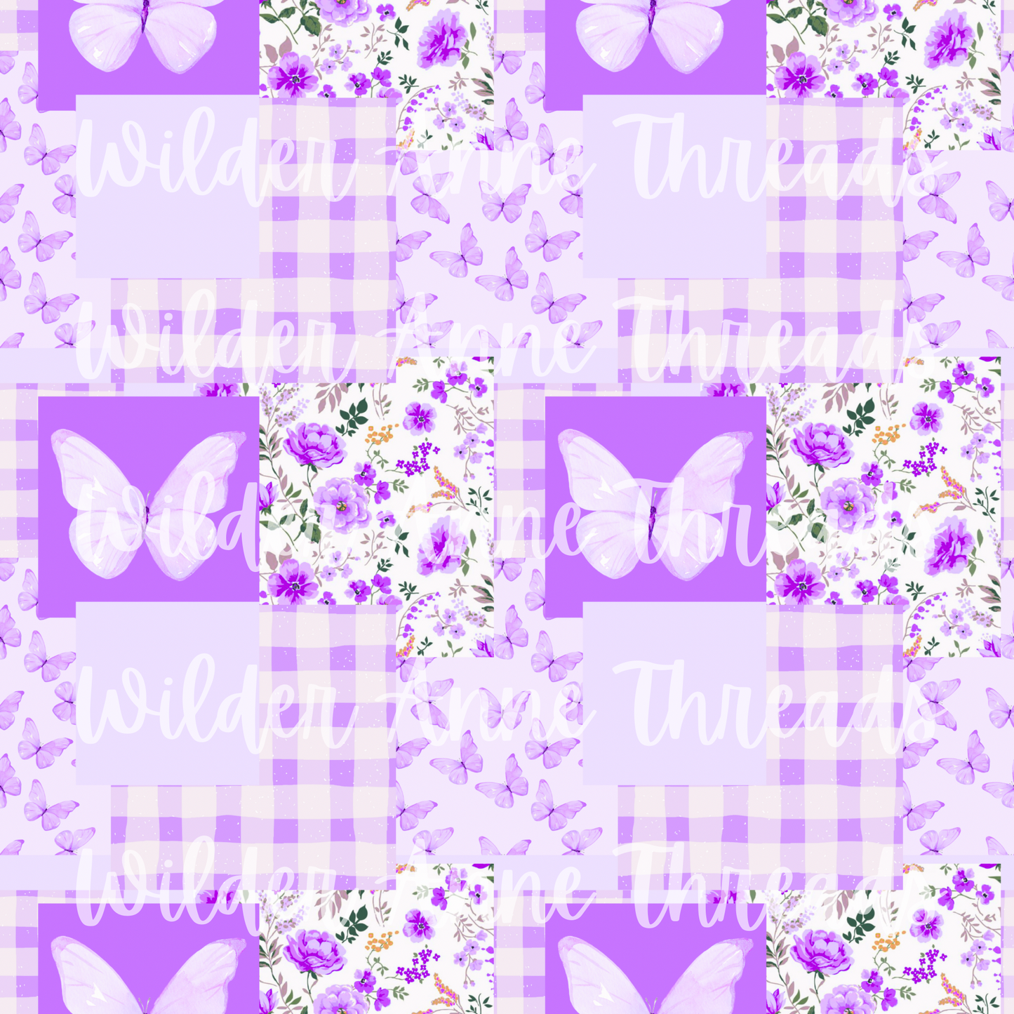 Lavender Butterfly Patch