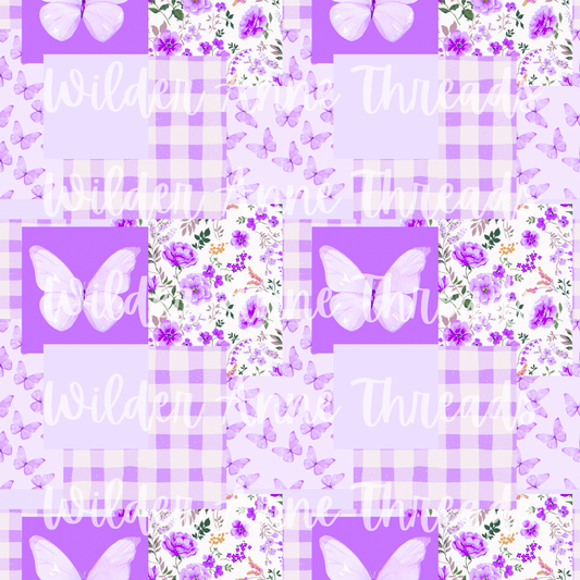Lavender Butterfly Patch