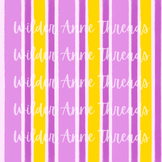 Lilac & Yellow Butterfly Floral Cord
