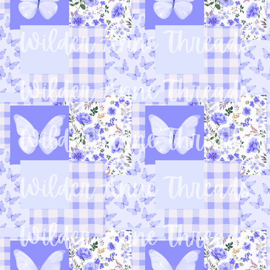 Purple Butterfly Patch