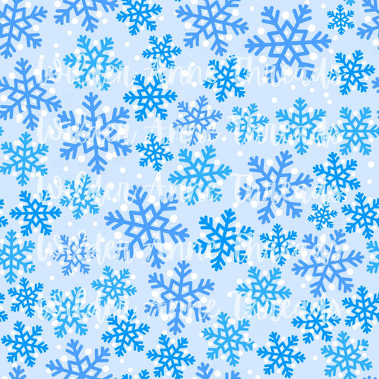 Blue Snowflakes