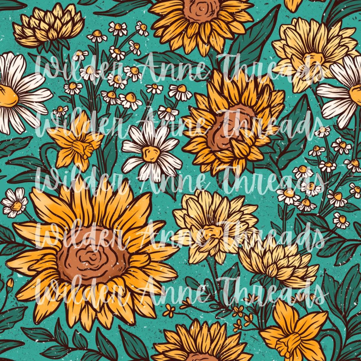 Sunflower Teal