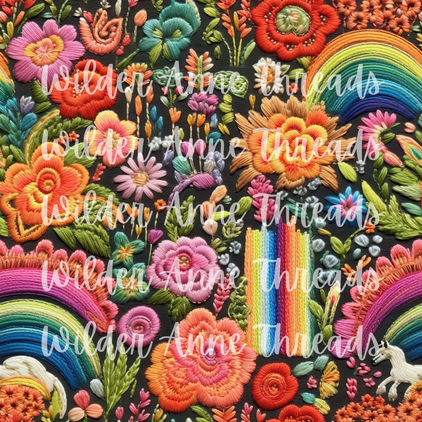 Bright Rainbow Crochet
