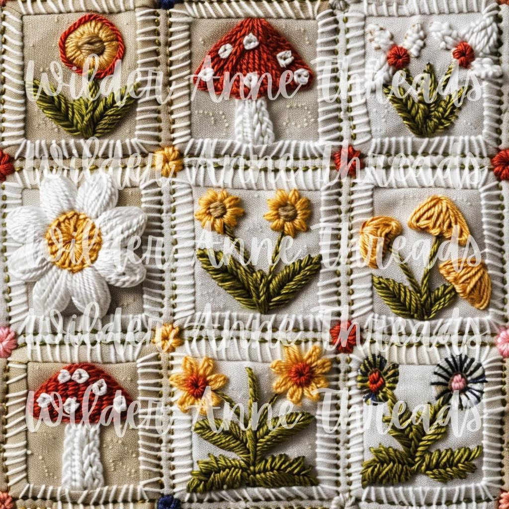 Mushroom Daisy Crochet