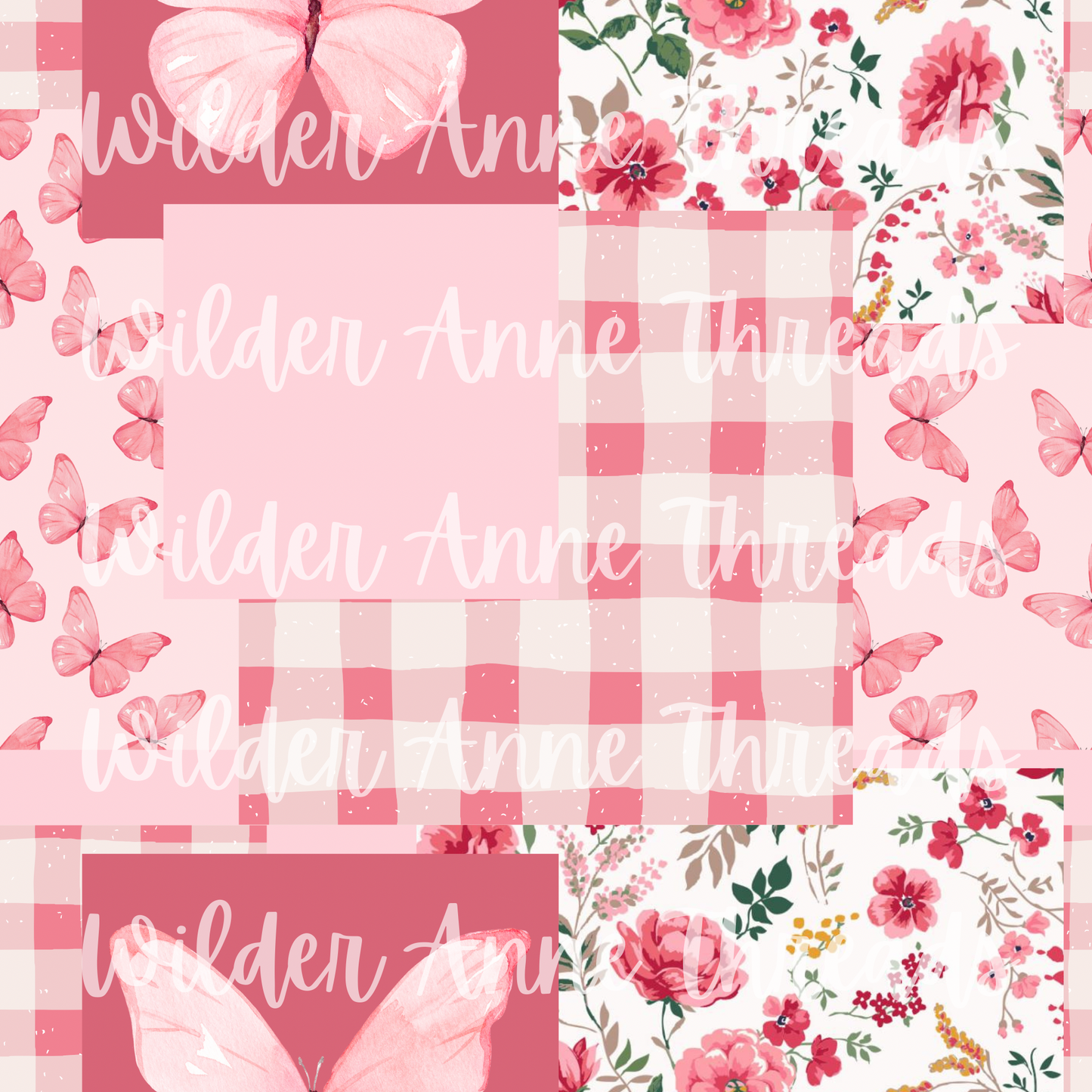 Pink Butterfly Patch