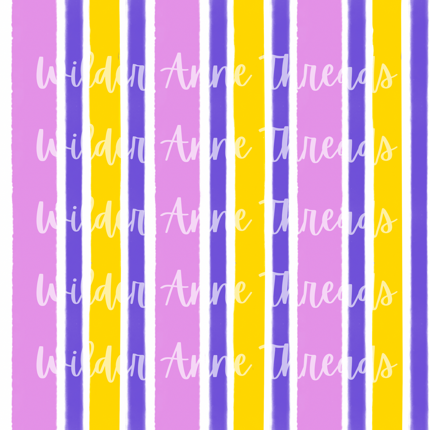 Purple & Yellow Butterfly Floral Cord