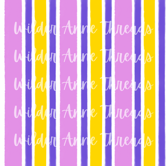Purple & Yellow Butterfly Floral Cord