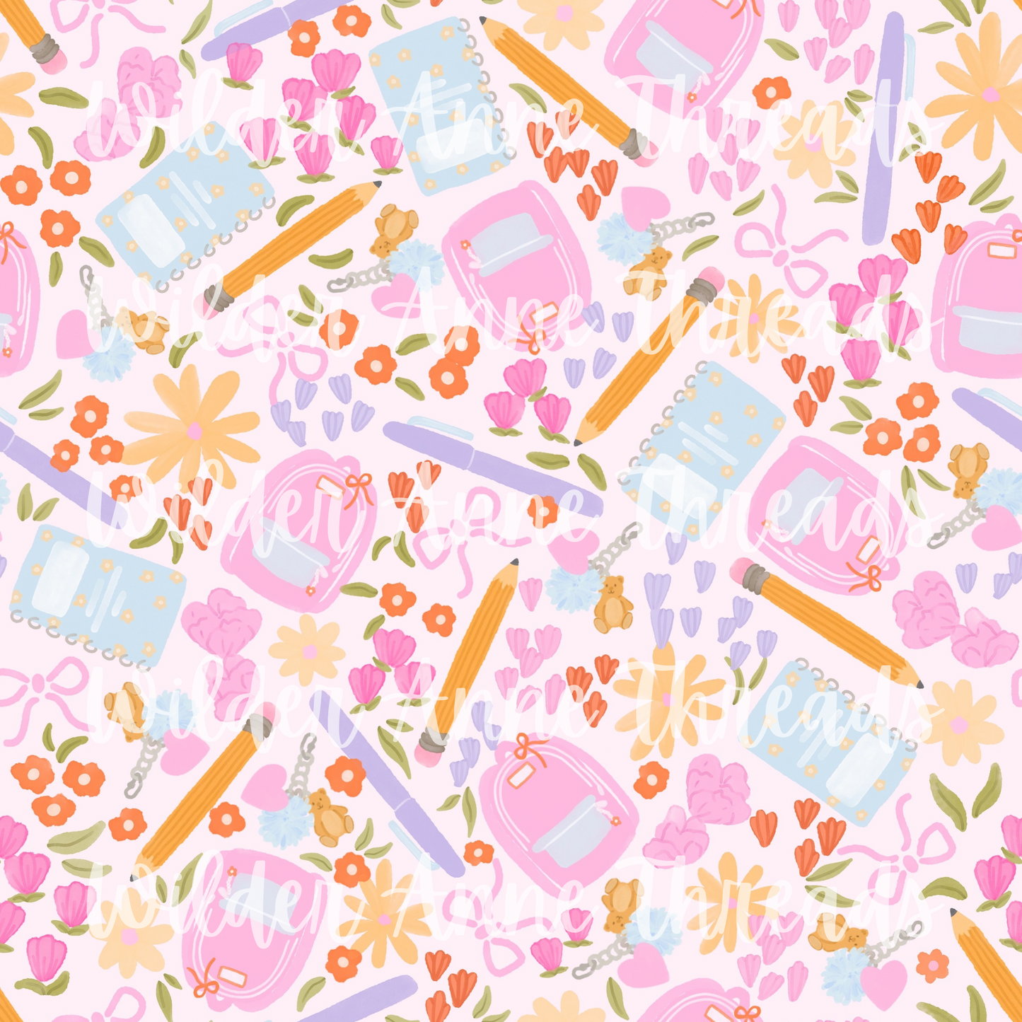 Pastel Floral Backpacks