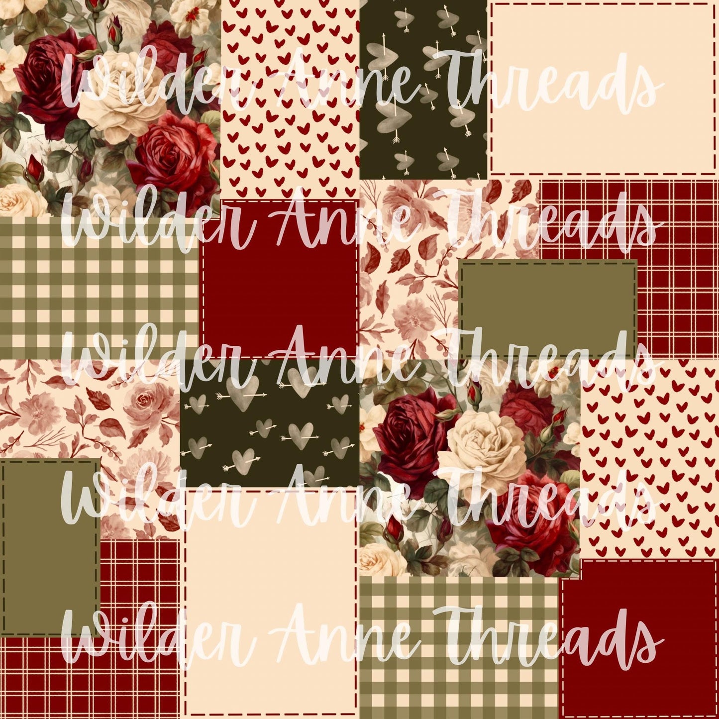 Vintage Floral Valentine