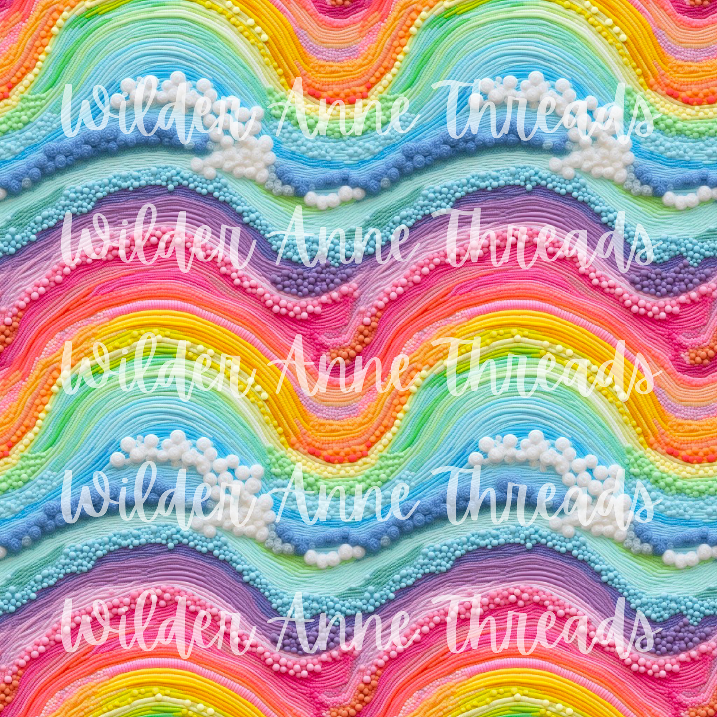Neon Rainbow Crochet