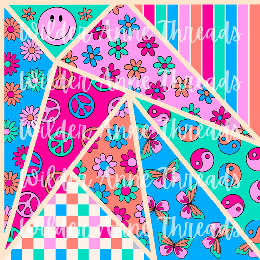 Neon Smiley Patch