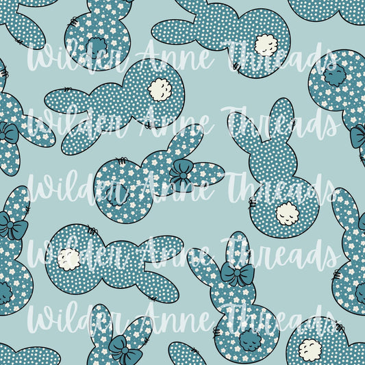 Bunny Dots (Blue)