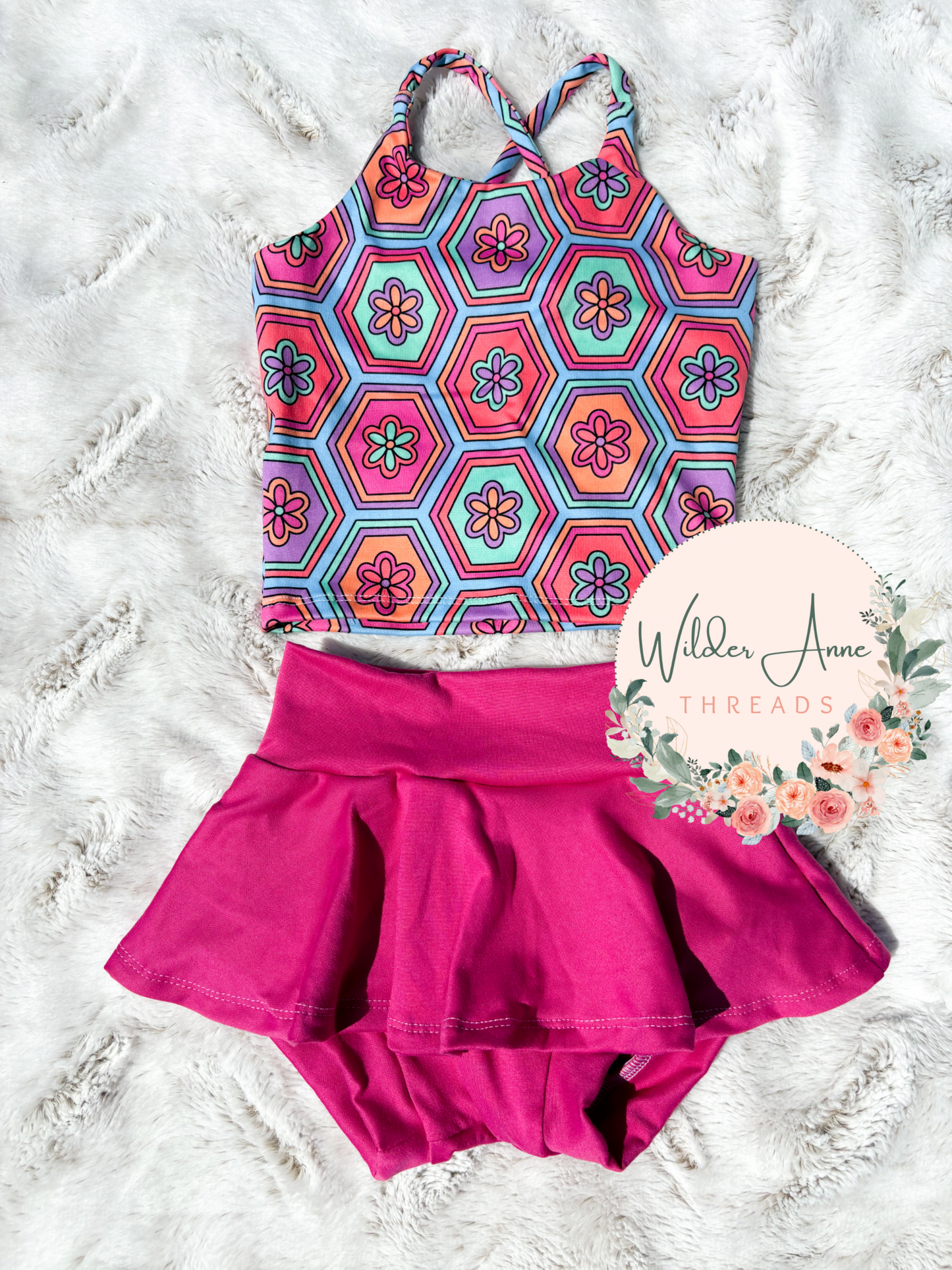 Neon Hexagon