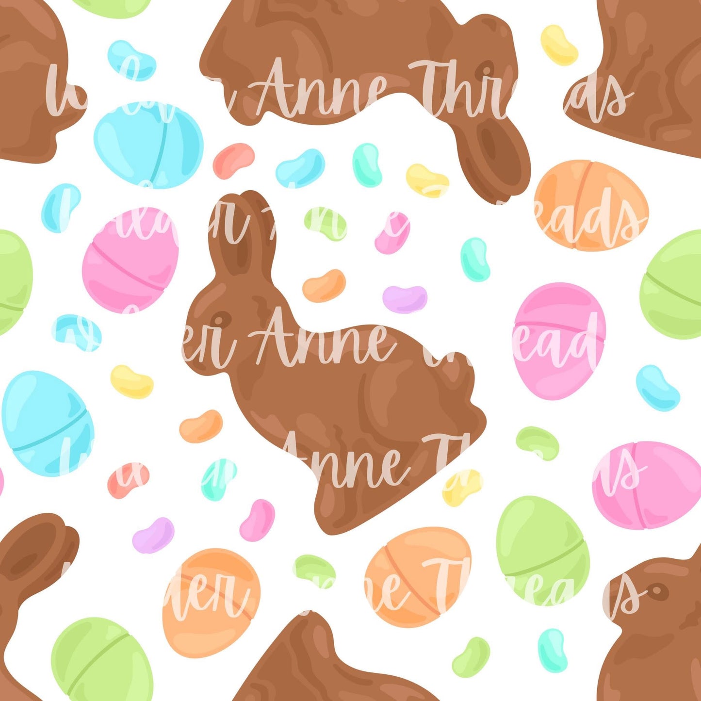 Chocolate Bunny (White)