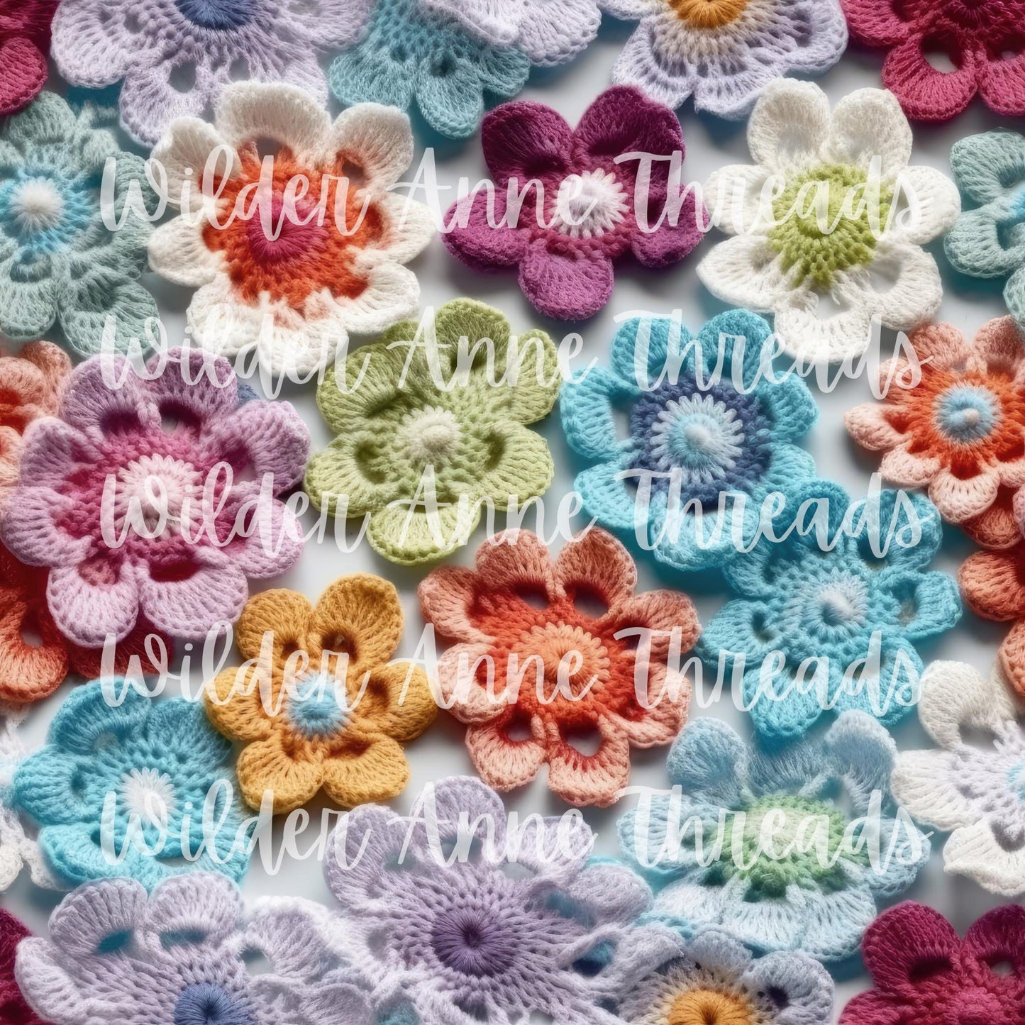 Colorful Crochet Flowers