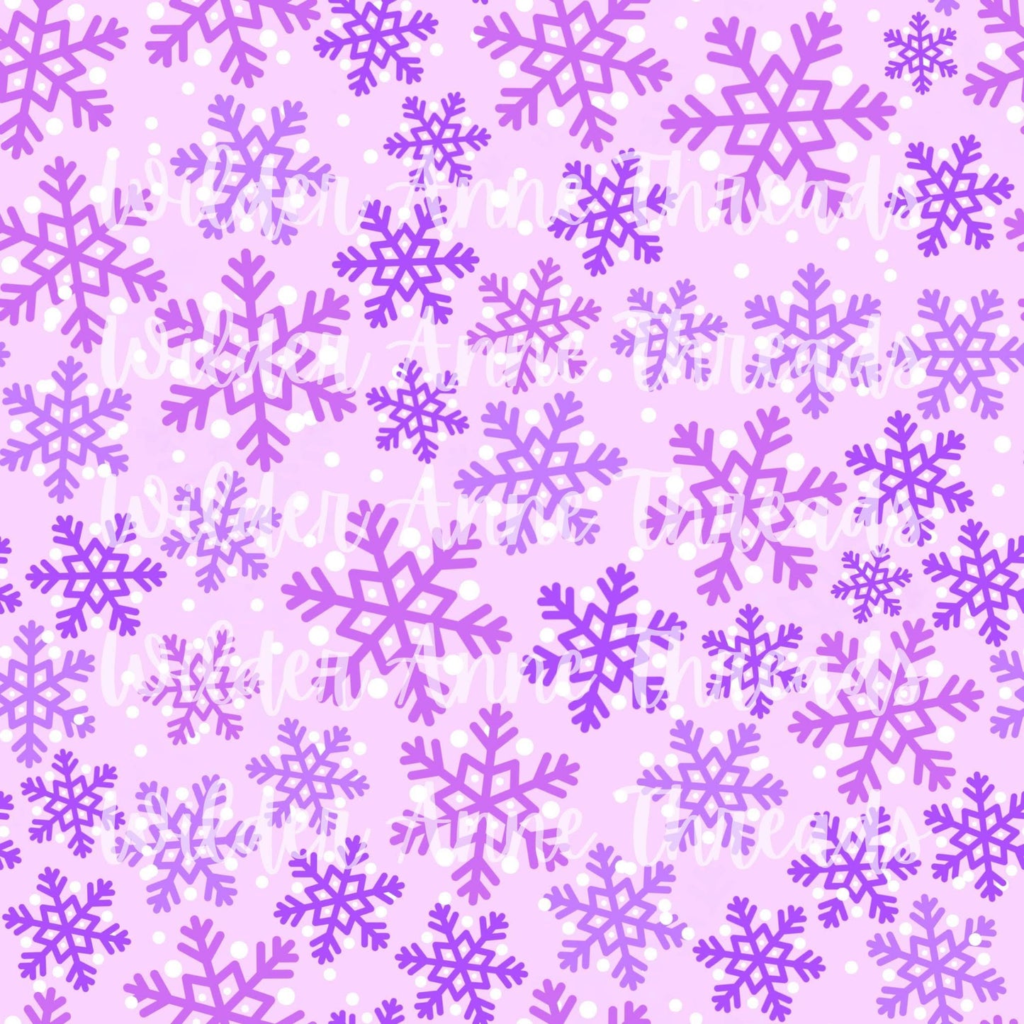 Purple Snowflakes