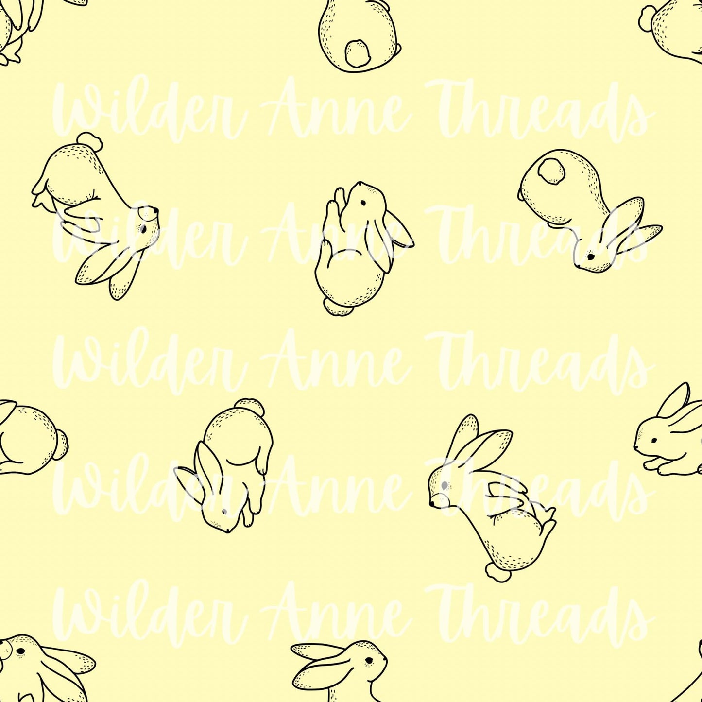 Simple Bunnies (Yellow)