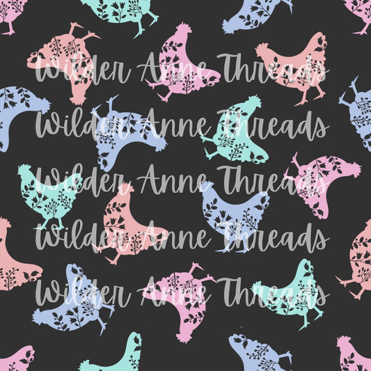 Pastel Chickens