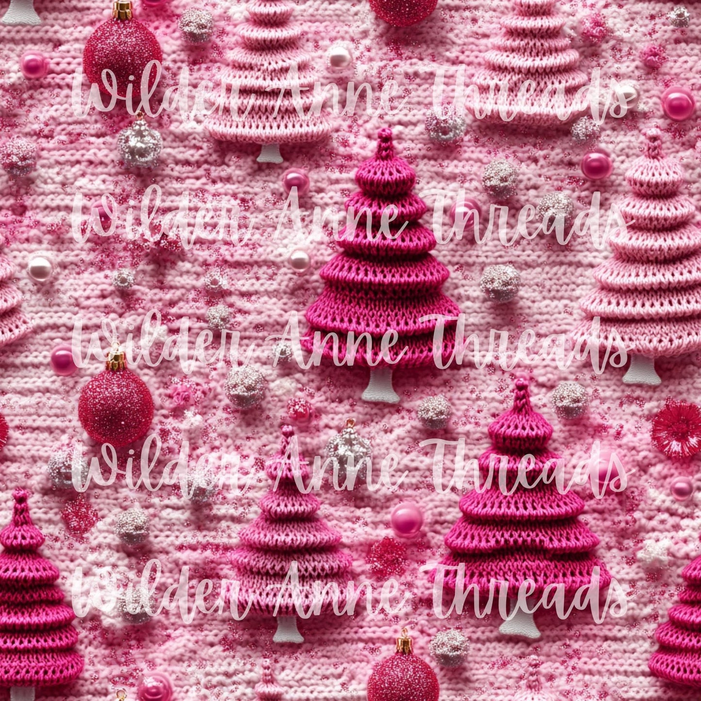 Pink Christmas Trees