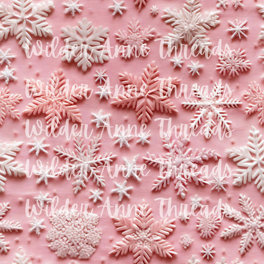 Mauve Snowflakes