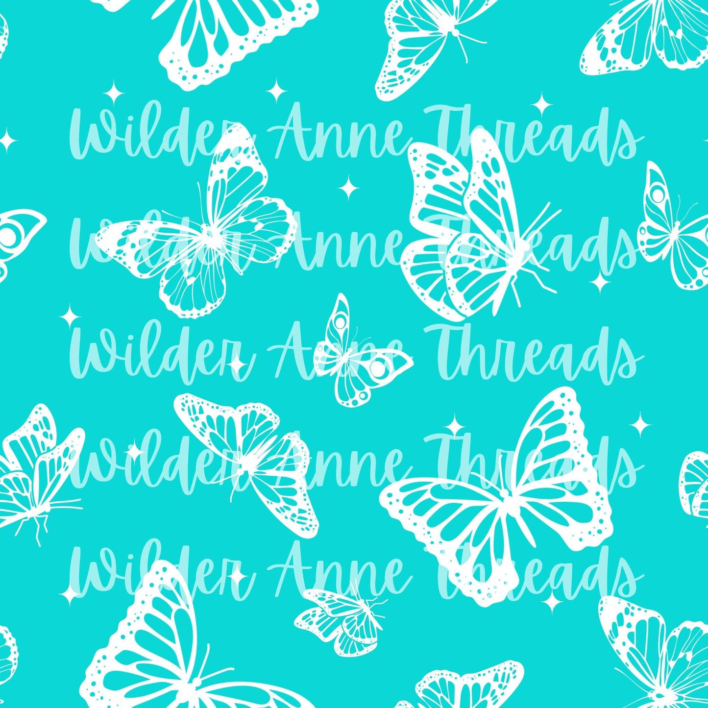 Teal Butterflies