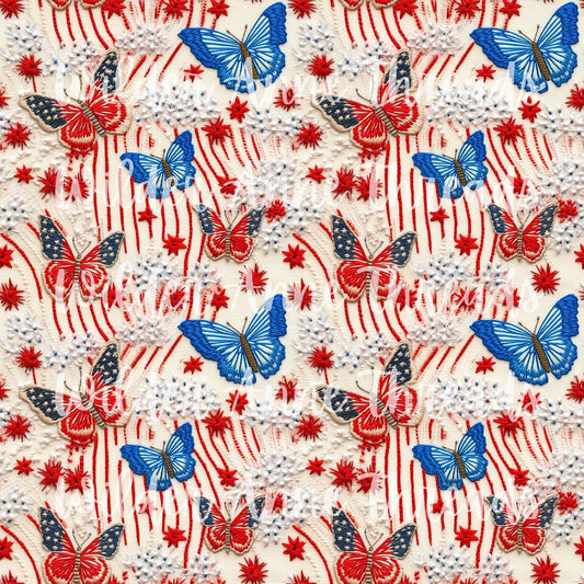 FOJ Embroidery Butterfly