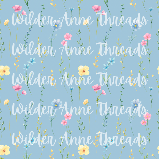 Blue Wildflowers