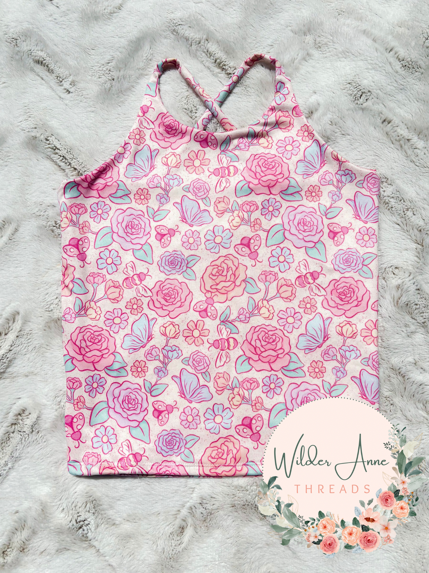 Light Pink Buggy Floral