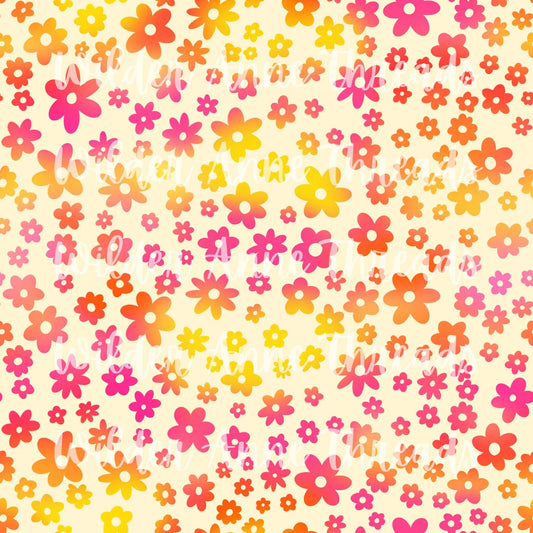 Tiny Neon Flowers