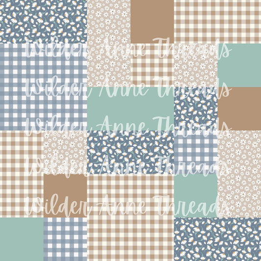 Boho Blue Patch