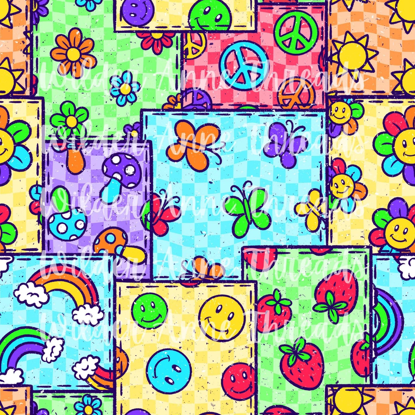 Neon Summer Patchwork