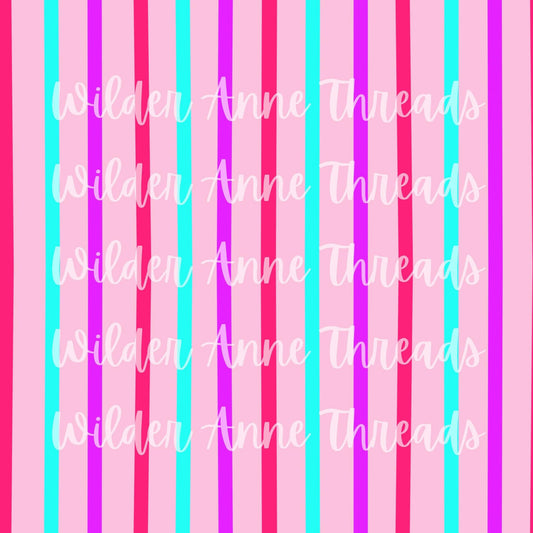 Girly Thin Stripes