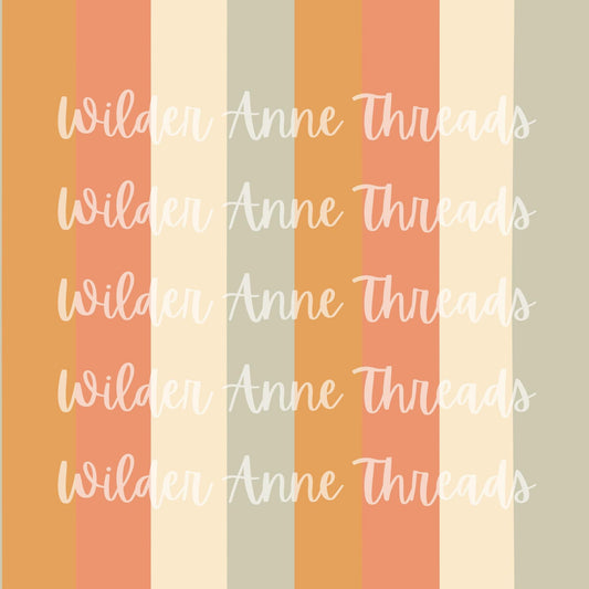 Orange Shades Stripes
