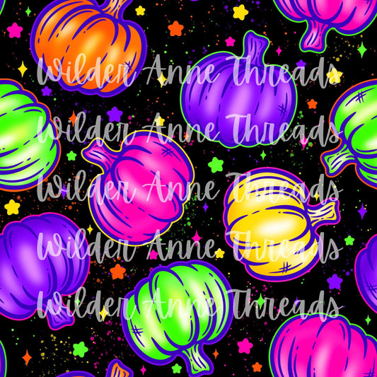 Neon Pumpkins