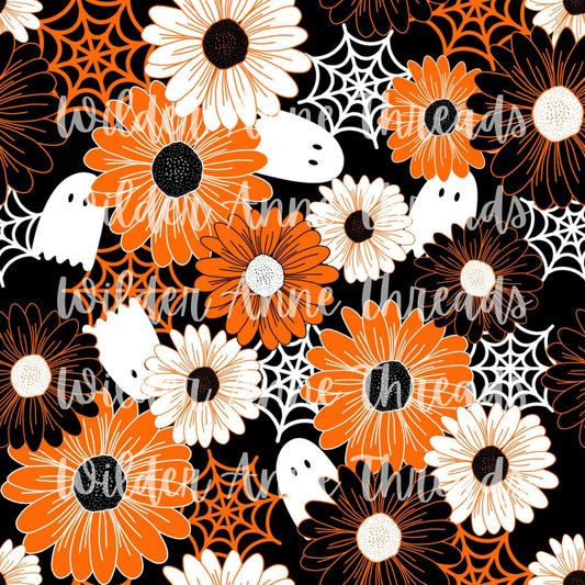 Floral Orange Ghost