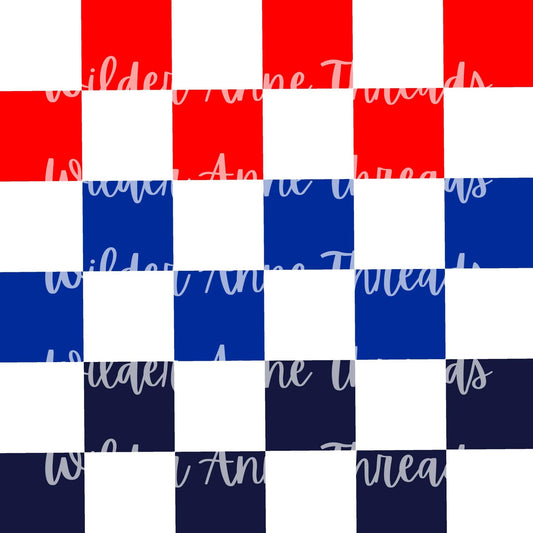 Red/White/Blue Checker